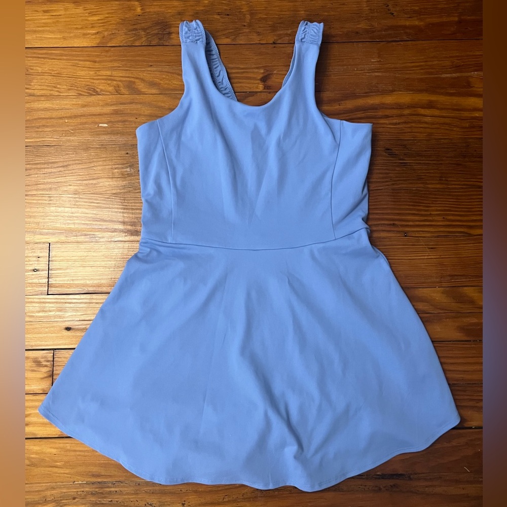 Old Navy Light Blue Athletic dress with attached shorts